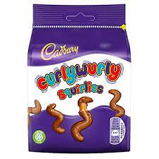 CADBURY CURLWURLY SQUIRLIES BAG 95G
