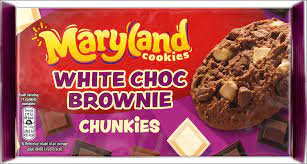 MARYLAND WHITE CHOCOLATE BROWNIE CHUNKIES 144g