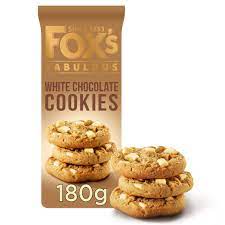 FOX'S FABULOUS WHITE CHOCOLATE COOKIE 180G