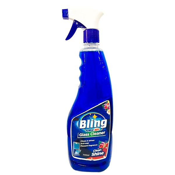 BLING GLASS CLEANER 750ML