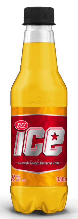 BEL ICE ALCOHOLIC ORANGE DRINK PLASTIC 330ML