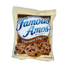 FAMOUS AMOS CHOCOLATE CHIP COOKIES 56G