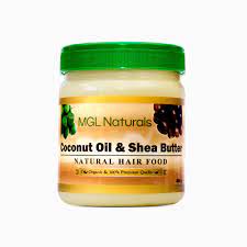 MGL NATURALS COCONUT OIL & SHEA BUTTER HAIR FOOD 190G