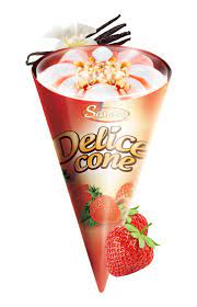 SANDRA DELICE CONE STRAWBERRY 200ML