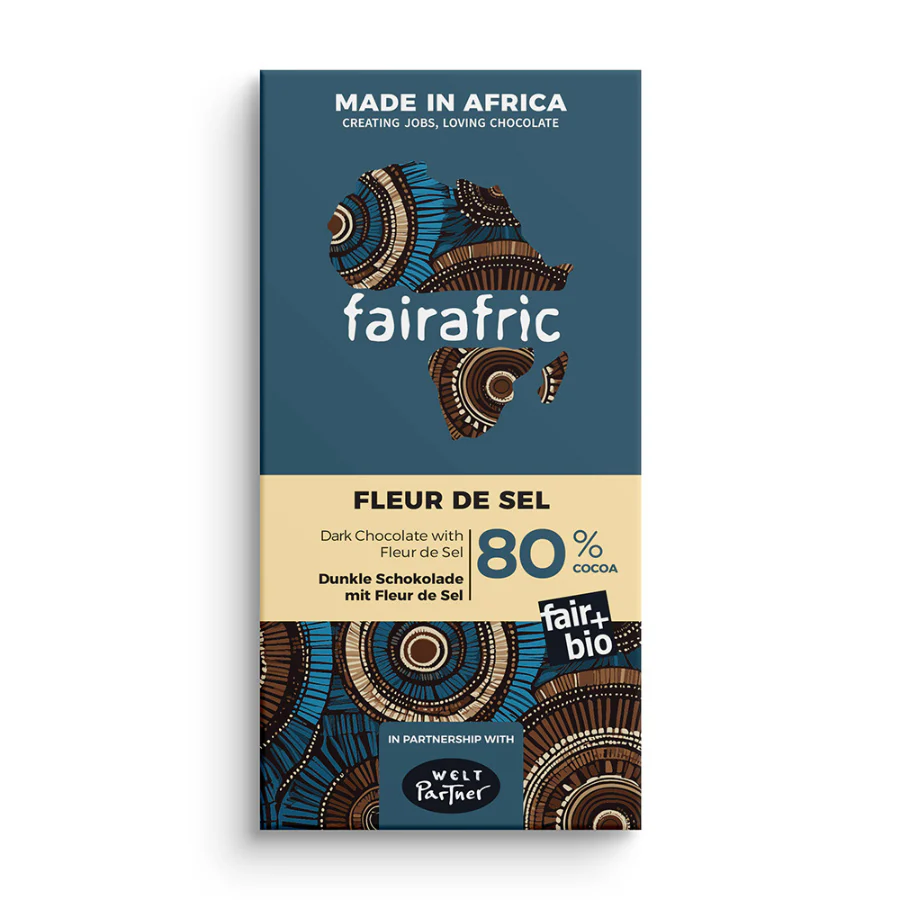 80% DARK CHOCOLATE & FLEUR DE SEL 80G