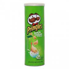 PRINGLES SOUR CREAM & ONION 158G