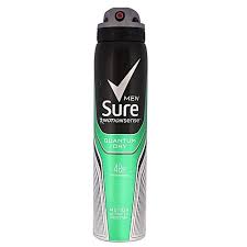 SURE DEO SPRAY FOR MEN QUANTUM DRY 250ML