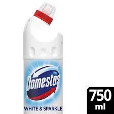 DOMESTOS BLEACH WHITE & SPARKLE 750ML