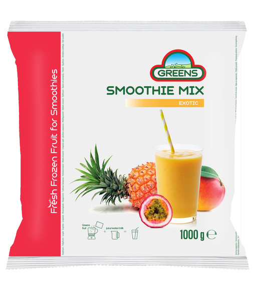 FROZEN SMOOTHIE MIX PINEAPPLE & MANGO-EXOTIC 1000G
