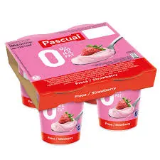 PASCUAL LOW FAT YOGURT STRAWBERRY 125G PACK