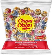 CHUPA CHUPS LOLLIPOP ASSORTED 11G PCS