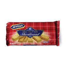 MCVITIES ALL BUTTER SHORT BREAD 125G