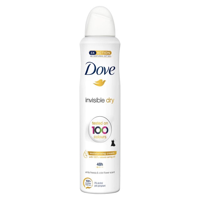 DOVE SPRAY INVISIBLE CARE FLORAL TOUCH 250ML