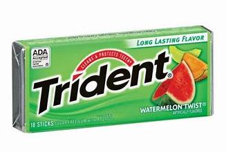 TRIDENT WATERMELON TWIST GUM