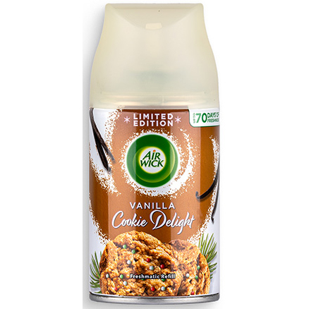 AIRWICK AIRFRESHNER VANILLA COOKIE DELIGHT 250ML