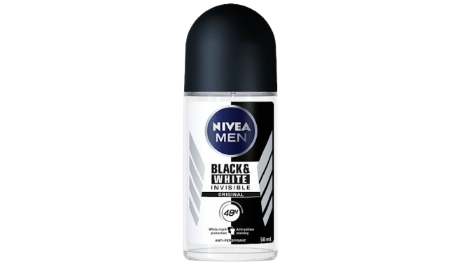 NIVEA ROLL ON BLACK & WHITE INVISIBLE-MEN 50ML