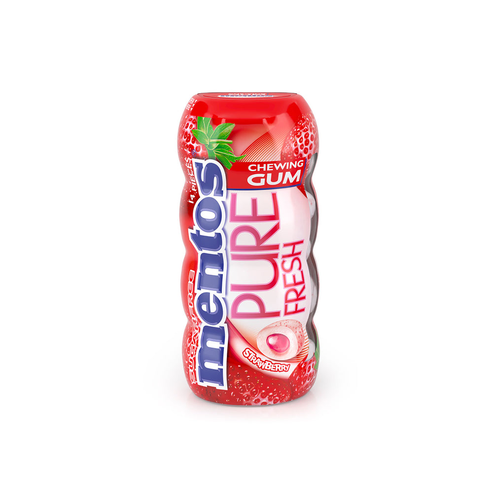 MENTOS GUM STRAWBERRY 31.25G