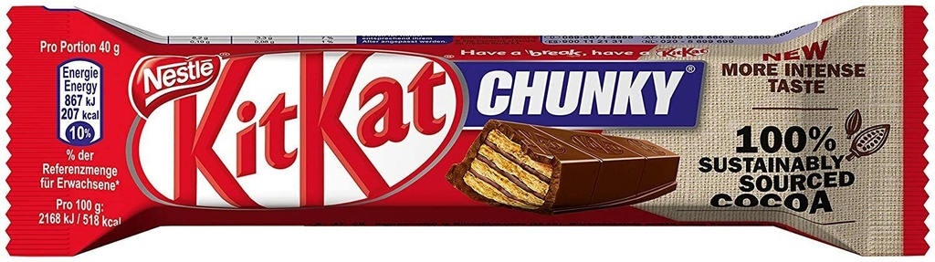 KITKAT CHUNKY CHOCOLATE 40G
