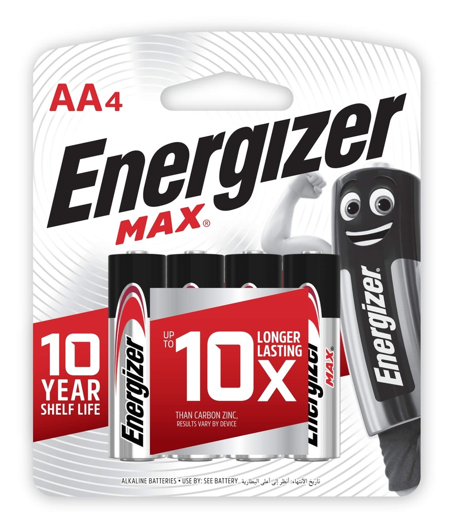 ENERGIZER ALKALINE AA E91BP4