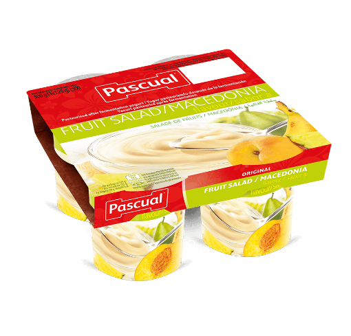 PASCUAL FLAVOURED YOGURT MIX FRUITS 125G PACK