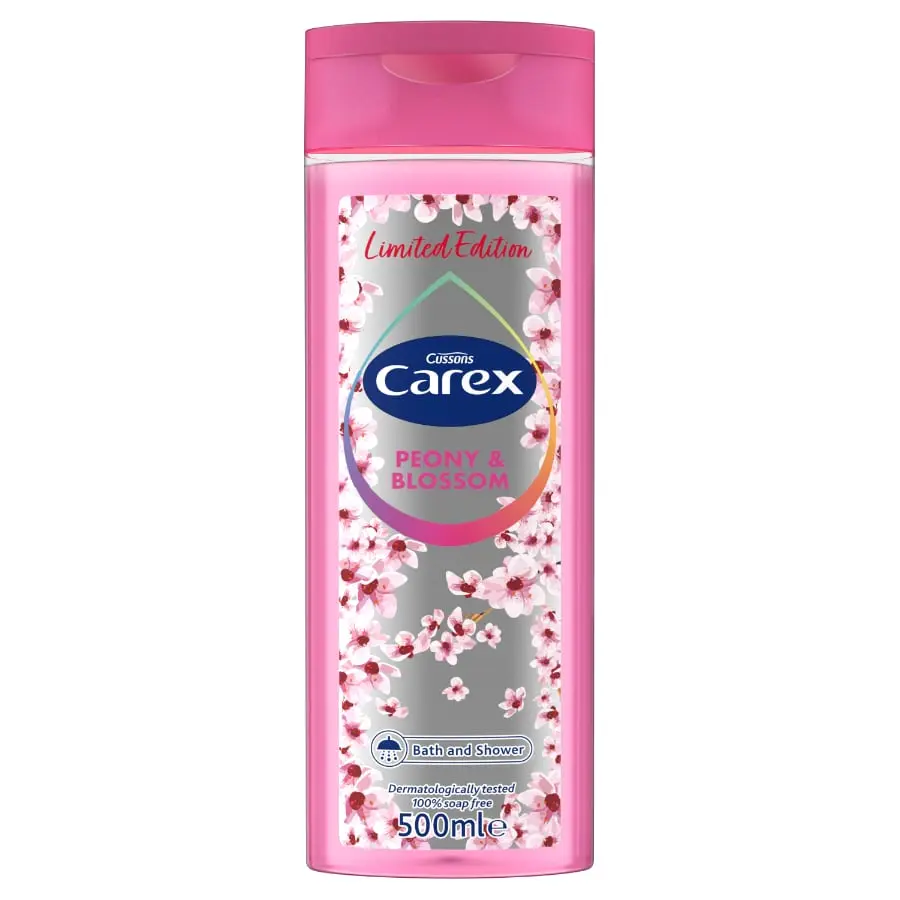 CAREX SHOWER GEL PEONY & BLOSSOM 500ML