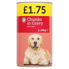 CHUNKS IN GRAVITY WITH BEEF 1.24KG