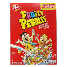 FRUITY PEBBLES RICE CEREAL 1.07KG