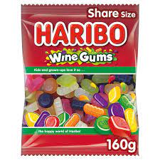 HARIBO WINE GUMS 160G