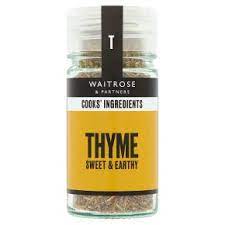 WAITROSE THYME SWEET & EARTHY 12G