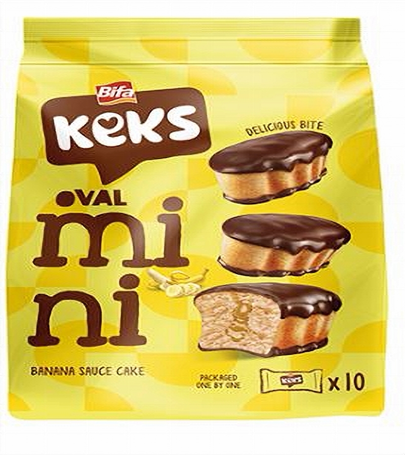 BIFA MINI BANANA SAUCE CAKE 180G