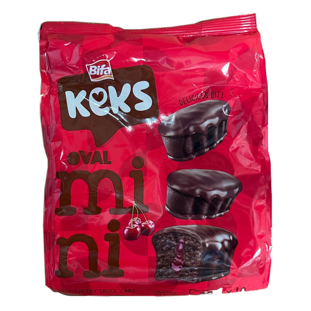 BIFA MINI SOUR CHERRY SAUCE CAKE 180G