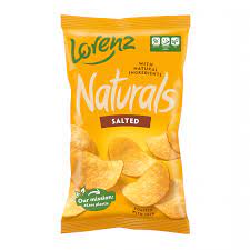 LORENZ NATURALS SALTED CHIPS 100G