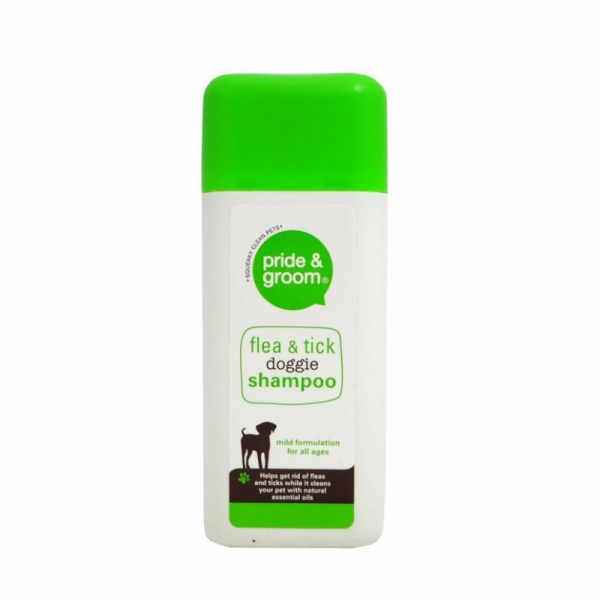 PRIDE & GROOM FLEA & THICK DOGGIE SHAMPOO 300ML