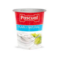PASCUAL FLAVOURED YOGURT PLAIN NATURAL 125G