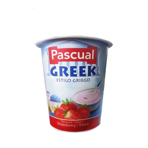 PASCUAL GREEK YOGURT STRAWBERRY 125G PACK