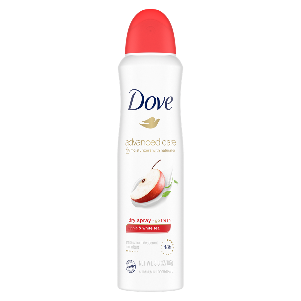 DOVE SPRAY APPLE & WHITE 250ML