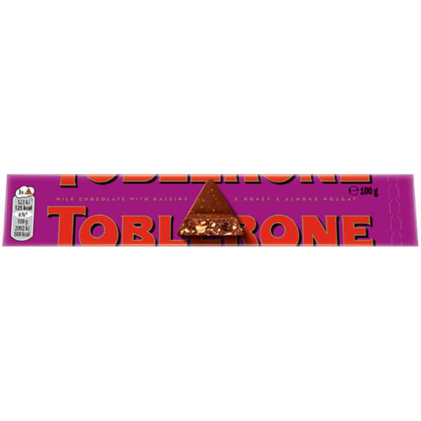 TOBLERONE FRUIT NUT CHOCOLATE 100G