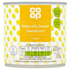 CO-OP SWEETCORN 198G