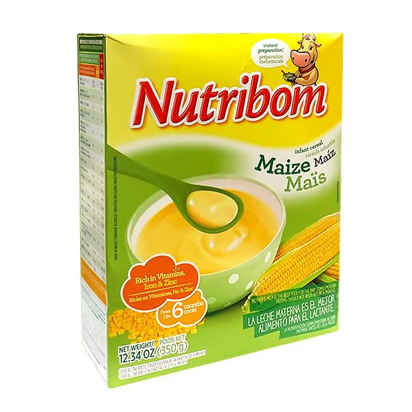 NUTRIBOM INFANT MAIZE CEREAL 350G