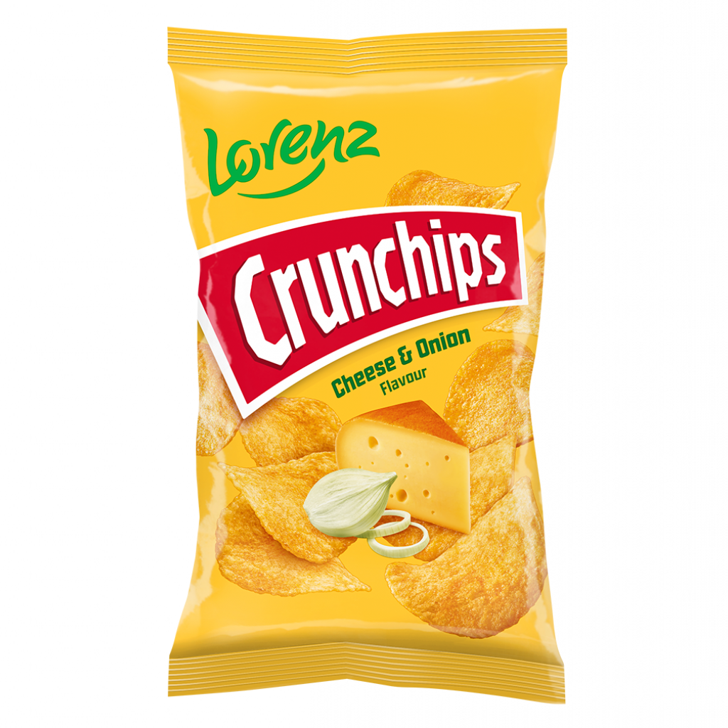 LORENZ CRUNCHIPS CHEESE & ONION 100G