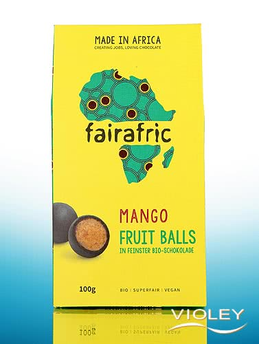FAIRAFRIC MANGO COATED WITH CHOCOLATE 100G