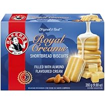 BAKERS ROYAL CREAMS SHORT BREAD BISCUITS 280G