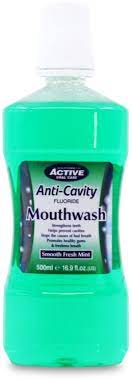 BEAUTY FORMULAS MOUTHWASH ANTI-CAVITY FRESH MINT 500ML