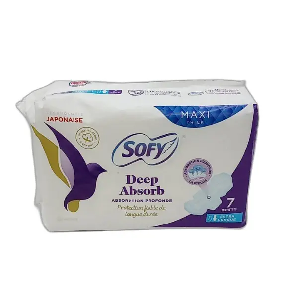 SOFY MAXI DEEP ABSORB EX-LONG 7CM 32CM 