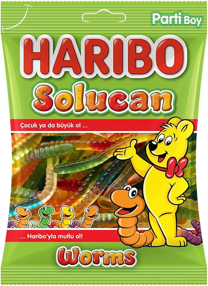 HARIBO WORMS 80G