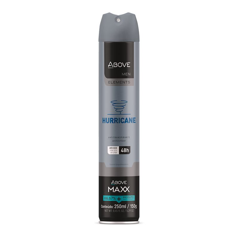 ABOVE SPRAY ELEMENTS HURRICANE MEN 250ML