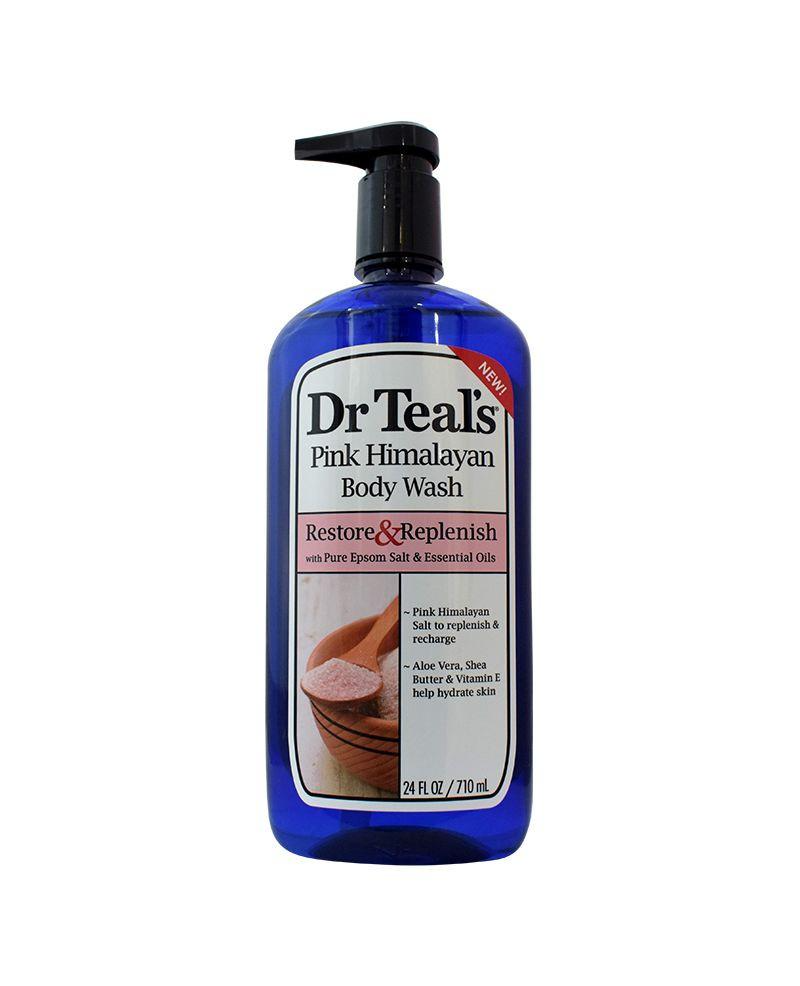 DR TEAL'S PINK HIMALAYAN SALT SCRUB RESTORE&REPLENISH 24 OZ 710ML