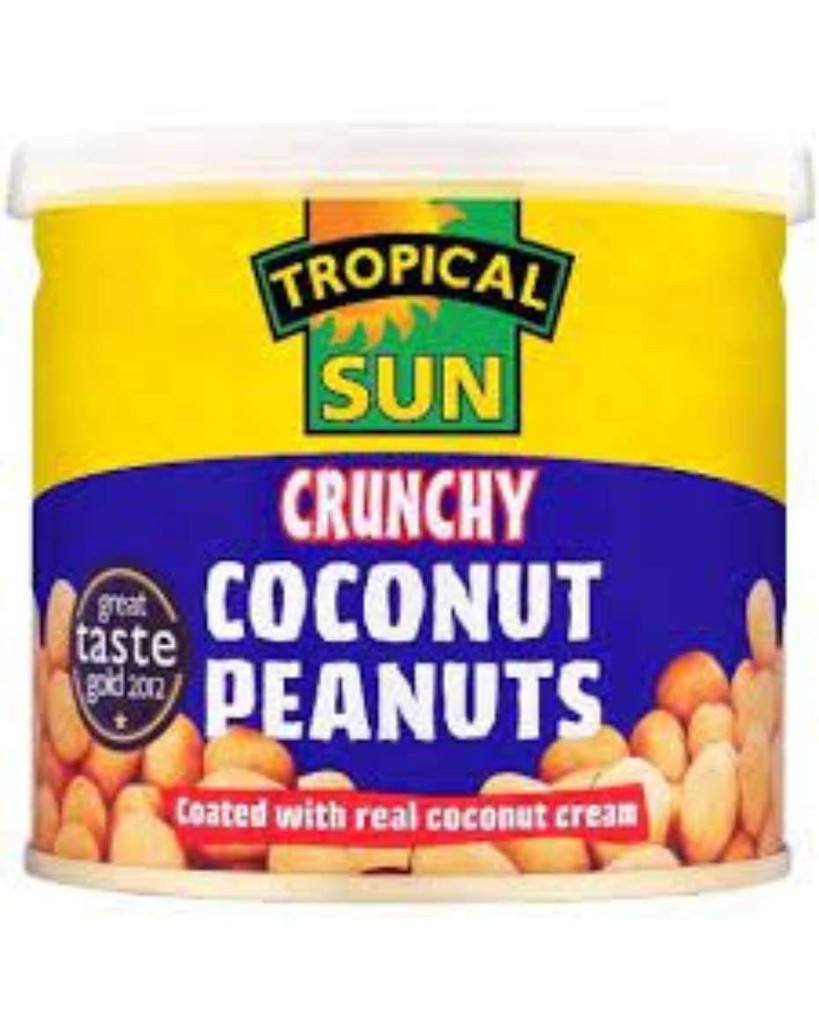 TROPICAL SUN COCONUT PEANUTS TIN 165G