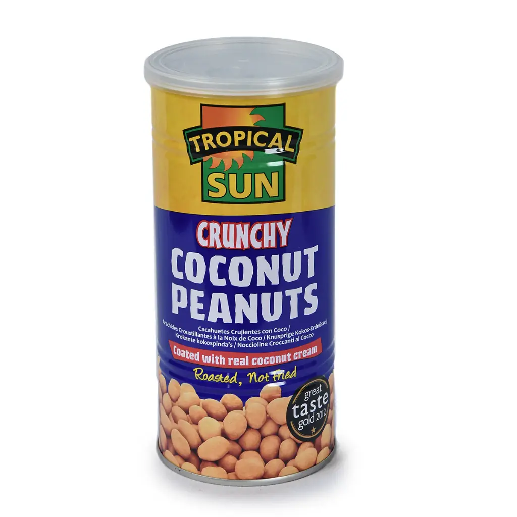 TROPICAL SUN COCONUT PEANUTS TIN 330G