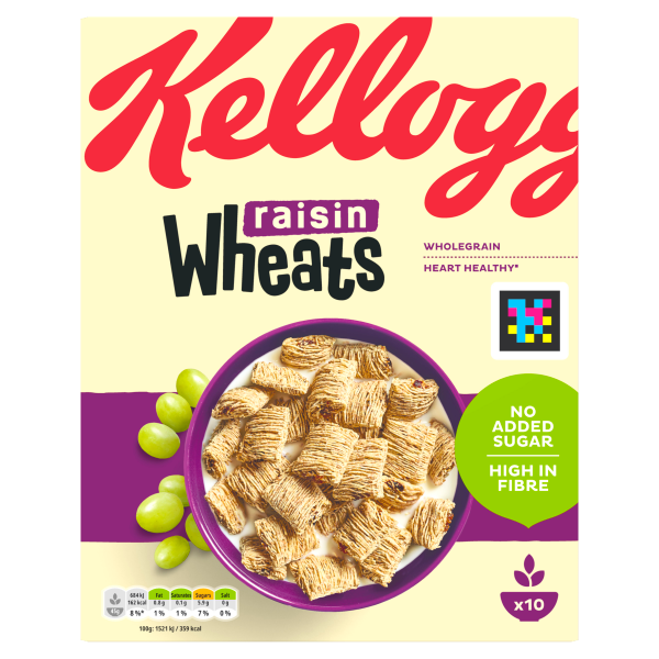 KELLOGGS RAISIN WHEATS 450G